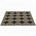 Outdoor Rug, Waterproof Plastic Rugs 10'X20' for Camping Black Brown | outside Larger Modern Carpet Mat for Patio Decor, RV, Porch, Camper, Deck, Picnic, Beach, Backyard, Reversible, Foldable