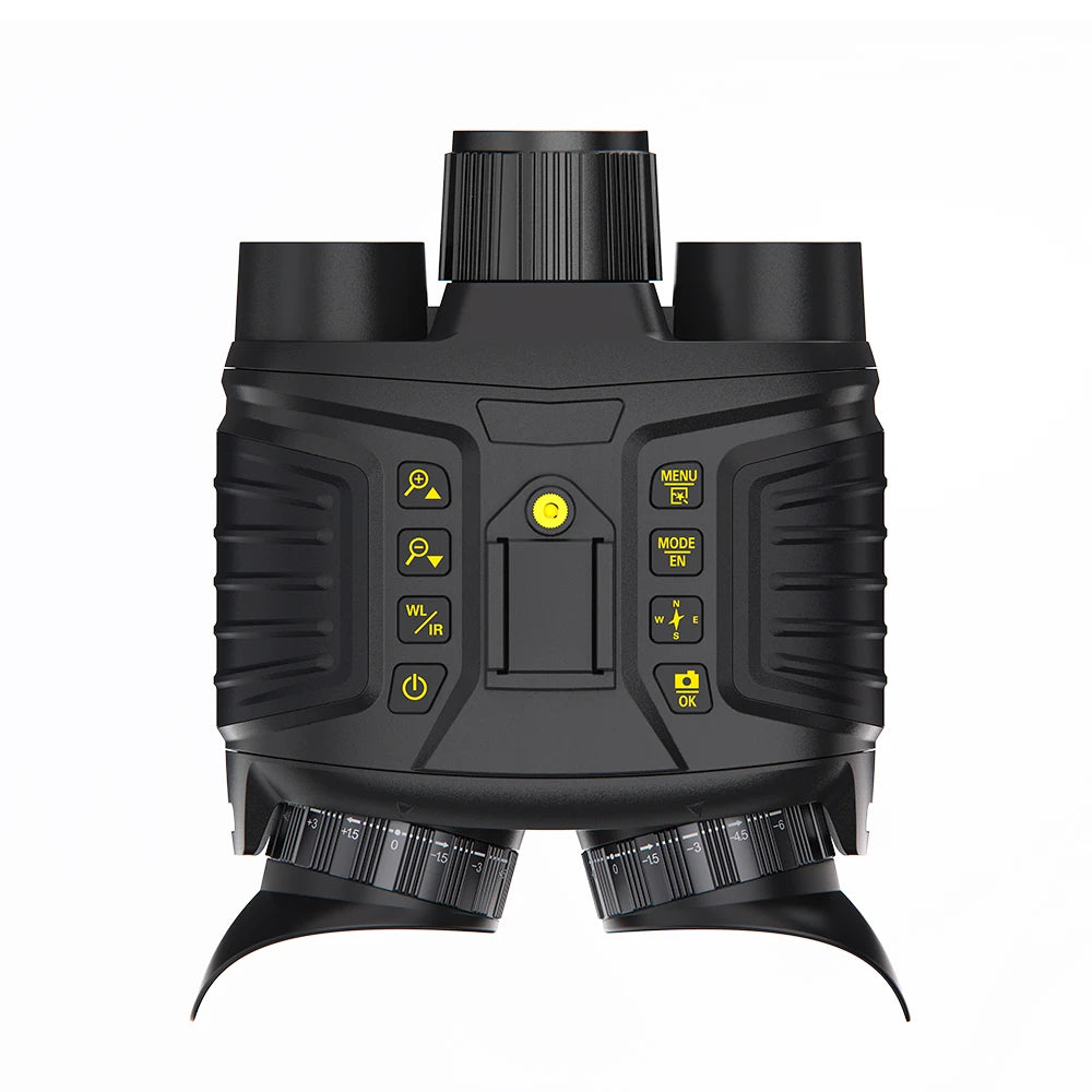 Upgraded Hunting Night Vision Goggles, Head-Mounted Night Vision Binoculars, 8X Digital Zoom, Built-In Compass, Key Backlight