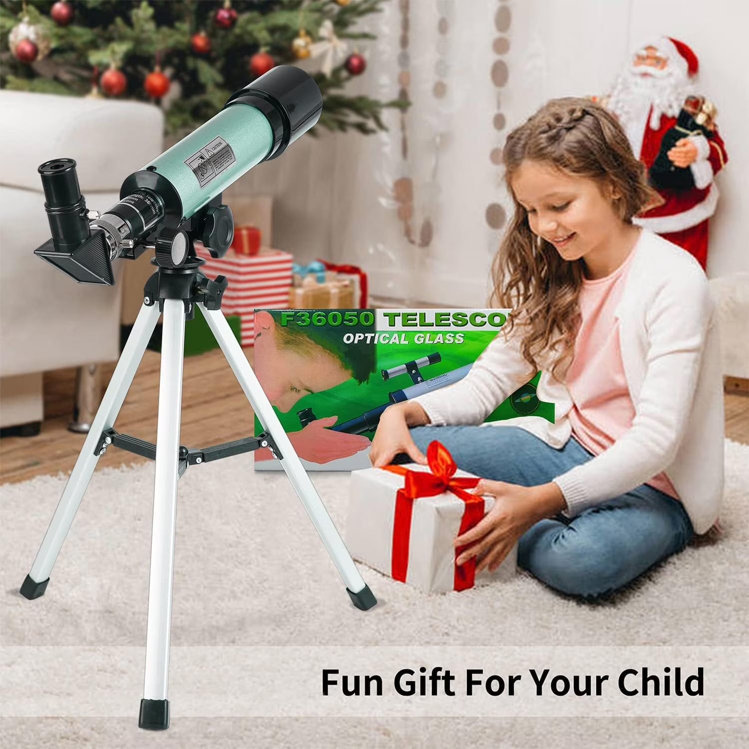 ® Telescope,50/360Mm Refractor Telescope,18X-90X Magnification Telescopes with Tripod,Portable Astronomy Telescope for Kids,Adults,Beginners