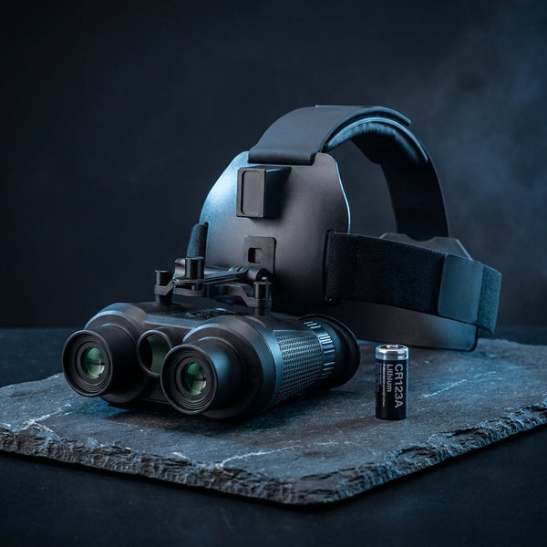 NightForge HaloSight Hands-Free NV Binocular System — Studio Shot