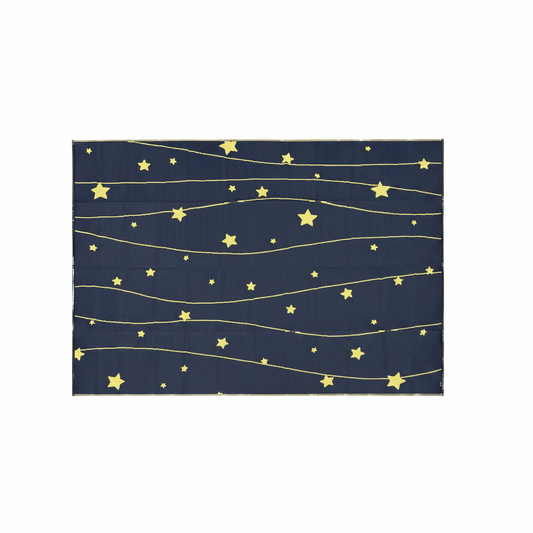 LED Outdoor Rugs, Plastic Straw Rug Glow in the Night, Waterproof Outdoor Camping Rugs, Quick Drying Picnic Rug, Sand Free Reversible Beach Mats, 9 X 12 Feet